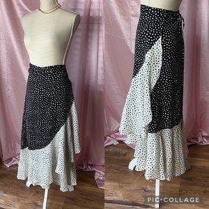 NWT Summersalt Beach to Brunch Wrap Skirt On the Dot M